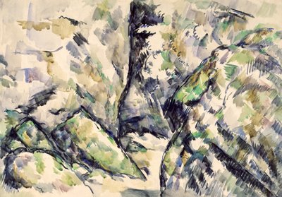 Rocky Footpath by Paul Cézanne